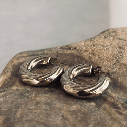 boucles ava argent